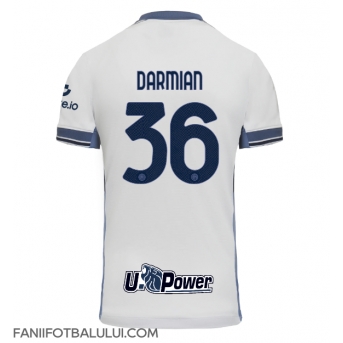 Inter Milan Matteo Darmian #36 Tricou Fotbal Replică 2024-25 Barbati Deplasare